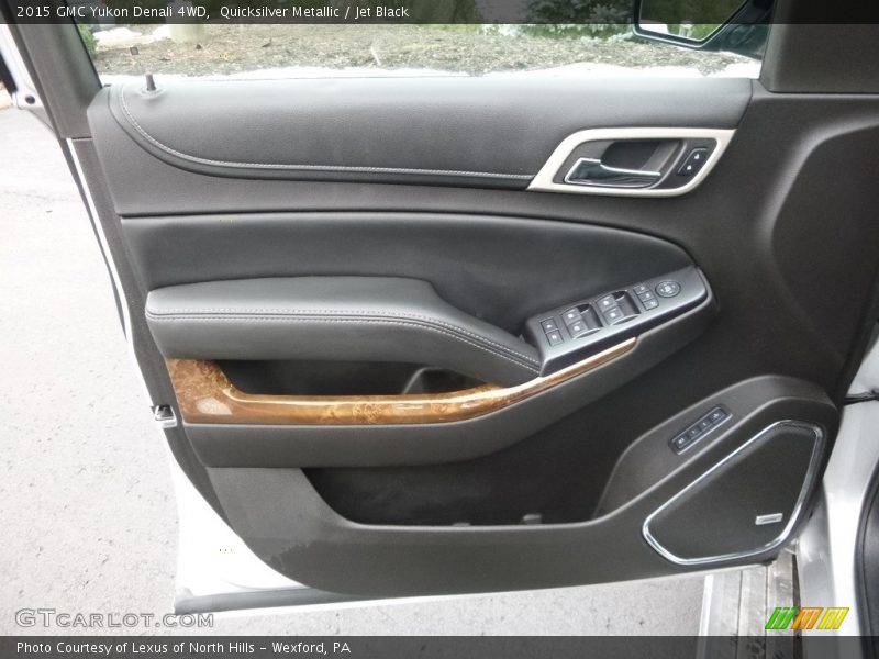 Quicksilver Metallic / Jet Black 2015 GMC Yukon Denali 4WD