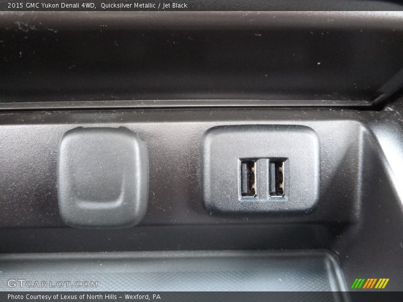 Quicksilver Metallic / Jet Black 2015 GMC Yukon Denali 4WD