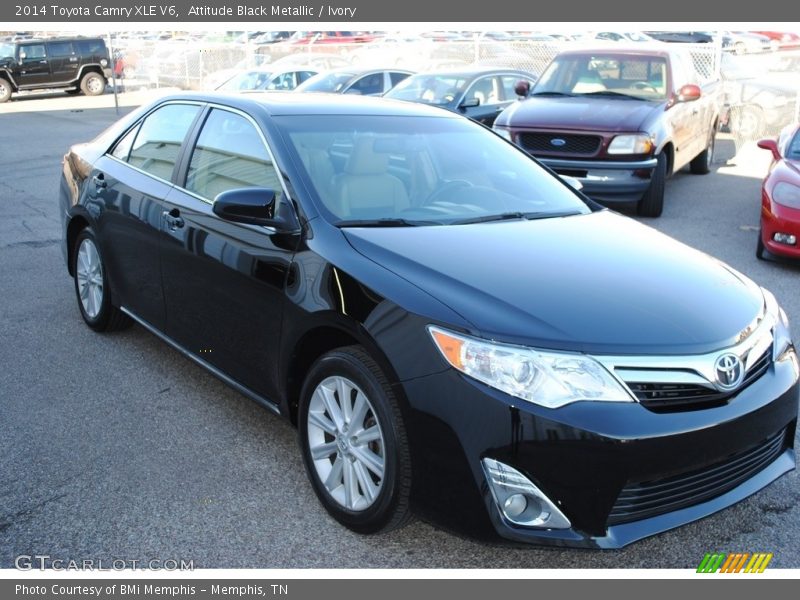 Attitude Black Metallic / Ivory 2014 Toyota Camry XLE V6
