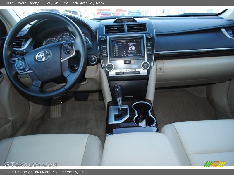 Attitude Black Metallic / Ivory 2014 Toyota Camry XLE V6