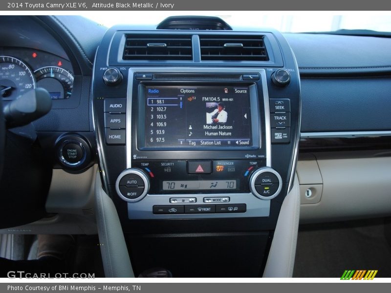 Attitude Black Metallic / Ivory 2014 Toyota Camry XLE V6