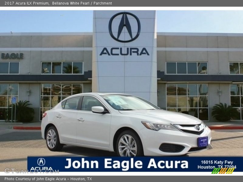 Bellanova White Pearl / Parchment 2017 Acura ILX Premium