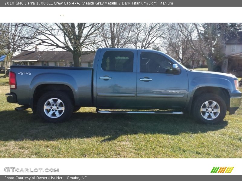 Stealth Gray Metallic / Dark Titanium/Light Titanium 2010 GMC Sierra 1500 SLE Crew Cab 4x4