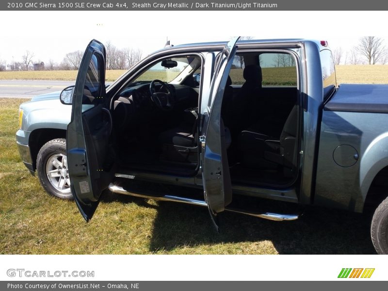 Stealth Gray Metallic / Dark Titanium/Light Titanium 2010 GMC Sierra 1500 SLE Crew Cab 4x4