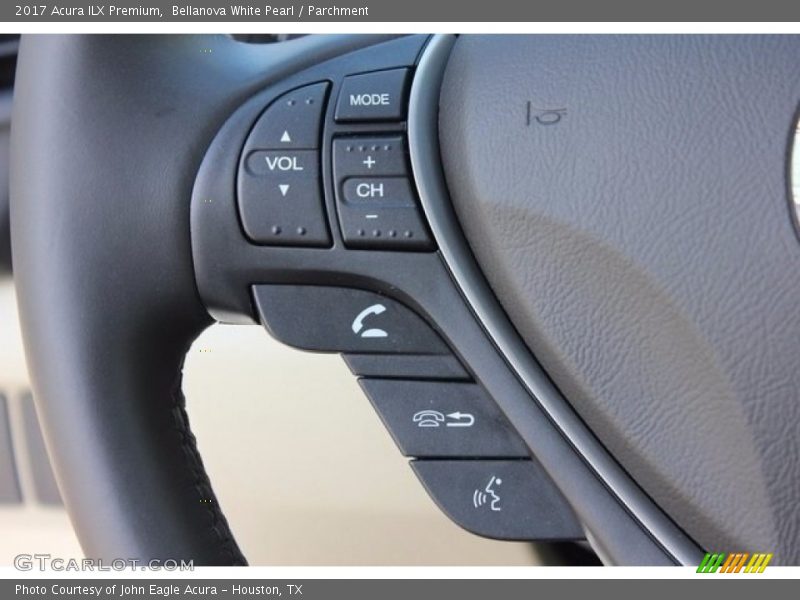 Bellanova White Pearl / Parchment 2017 Acura ILX Premium