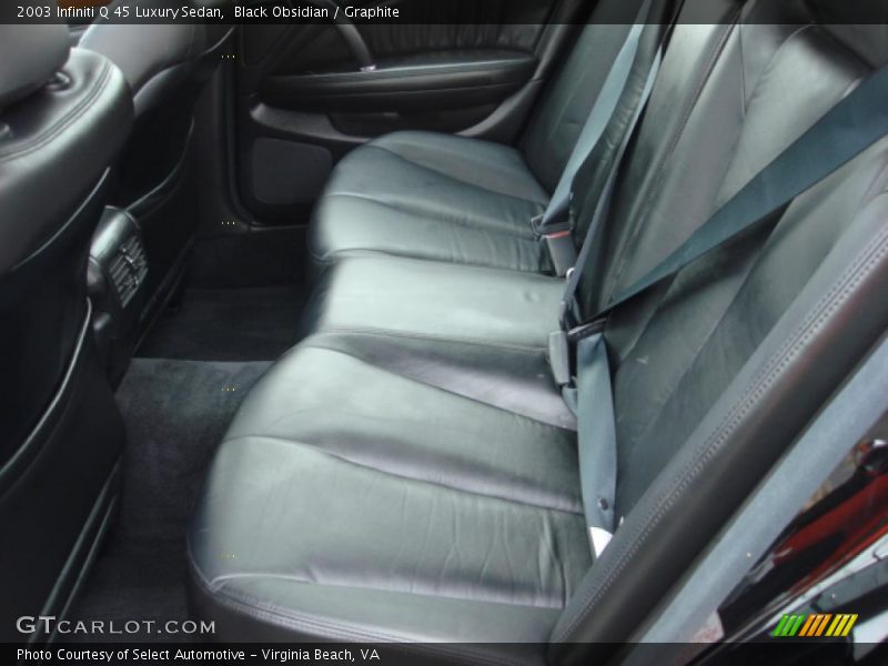 Black Obsidian / Graphite 2003 Infiniti Q 45 Luxury Sedan