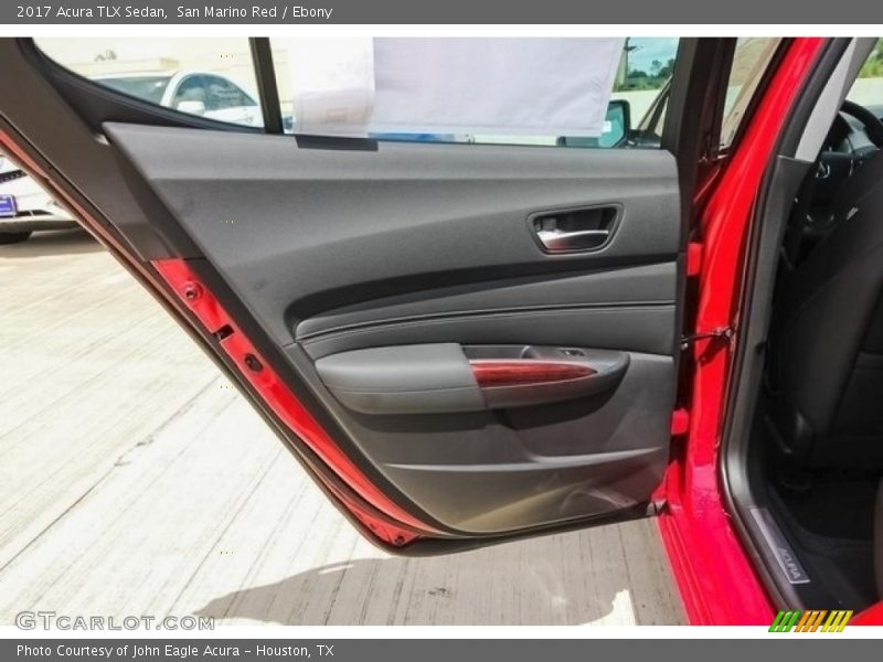 San Marino Red / Ebony 2017 Acura TLX Sedan