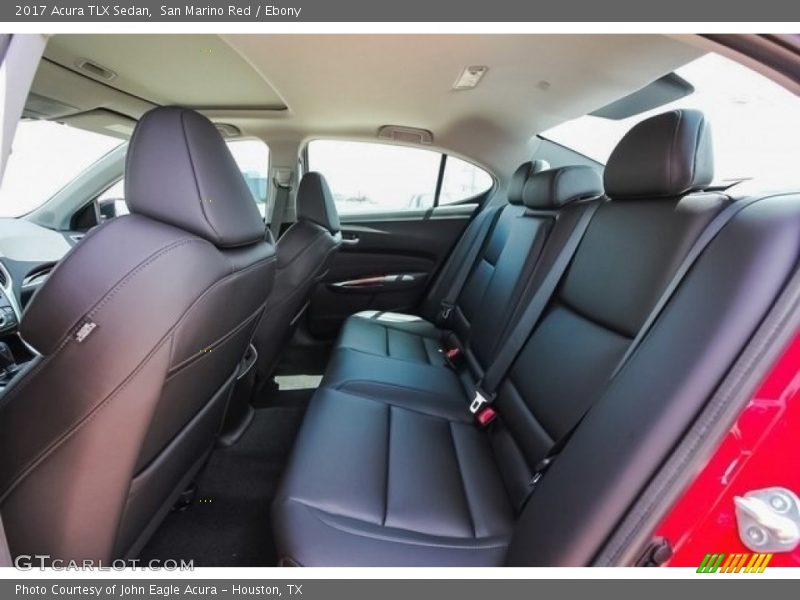 San Marino Red / Ebony 2017 Acura TLX Sedan