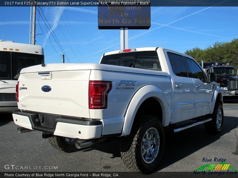 White Platinum / Black 2017 Ford F150 Tuscany FTX Edition Lariat SuperCrew 4x4