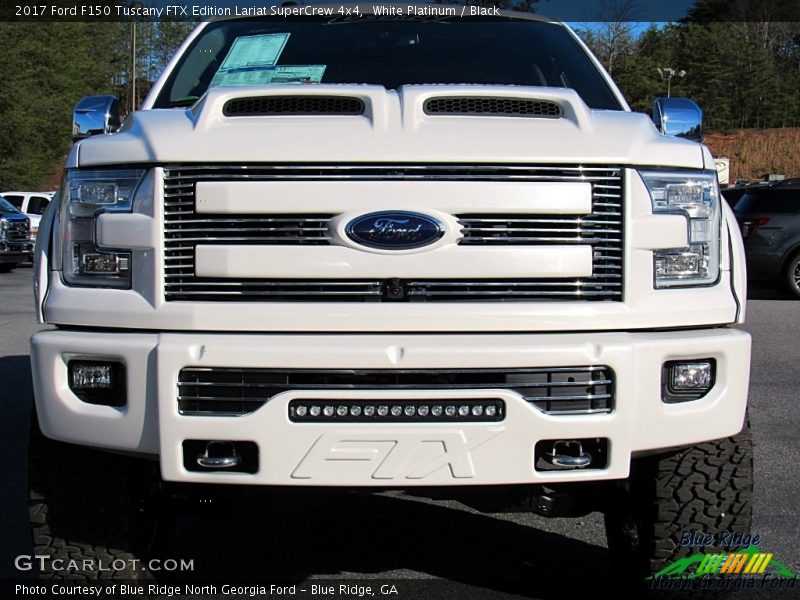 White Platinum / Black 2017 Ford F150 Tuscany FTX Edition Lariat SuperCrew 4x4