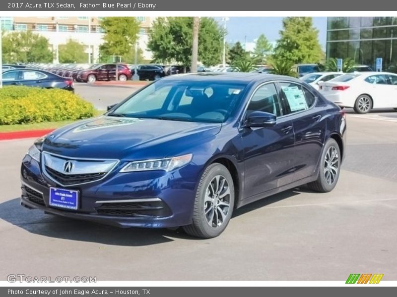 Fathom Blue Pearl / Ebony 2017 Acura TLX Sedan