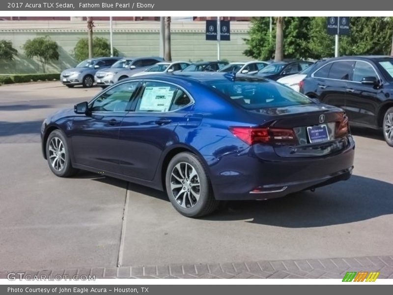 Fathom Blue Pearl / Ebony 2017 Acura TLX Sedan