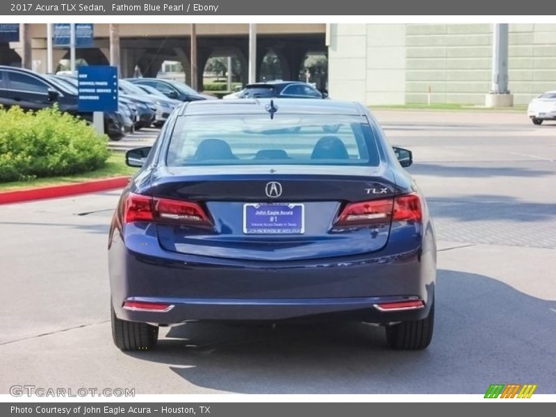 Fathom Blue Pearl / Ebony 2017 Acura TLX Sedan