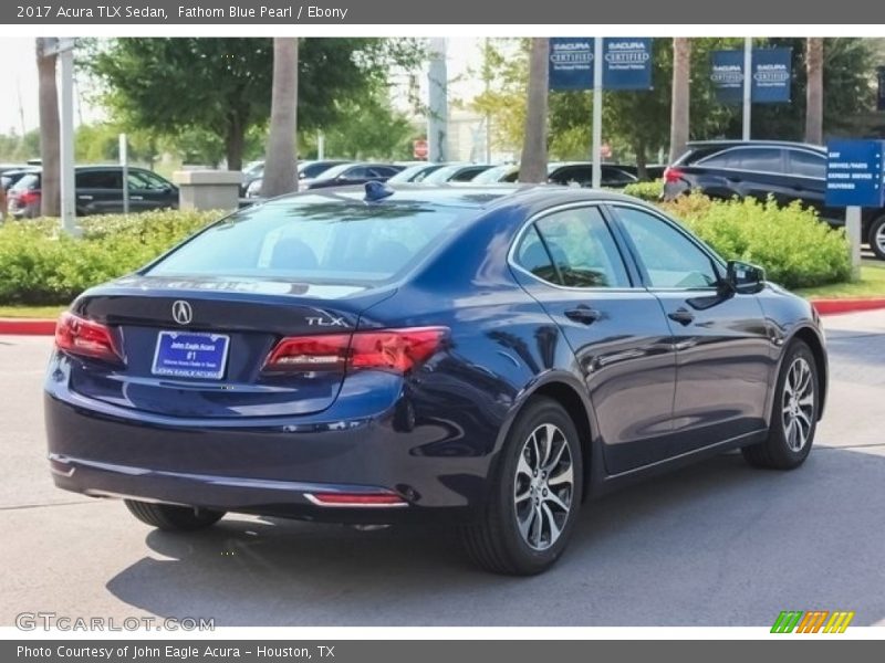 Fathom Blue Pearl / Ebony 2017 Acura TLX Sedan