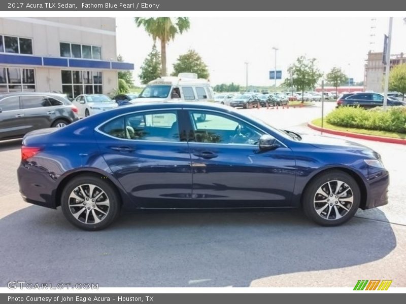 Fathom Blue Pearl / Ebony 2017 Acura TLX Sedan