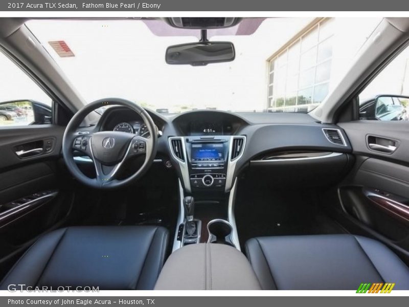 Fathom Blue Pearl / Ebony 2017 Acura TLX Sedan