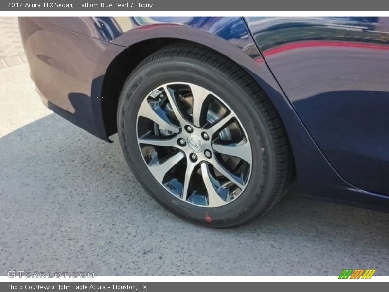 Fathom Blue Pearl / Ebony 2017 Acura TLX Sedan