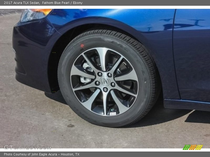 Fathom Blue Pearl / Ebony 2017 Acura TLX Sedan