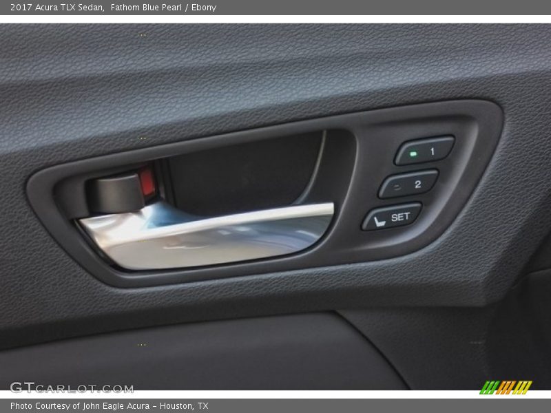 Fathom Blue Pearl / Ebony 2017 Acura TLX Sedan