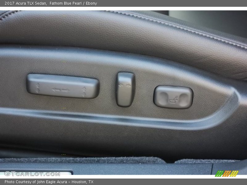 Fathom Blue Pearl / Ebony 2017 Acura TLX Sedan
