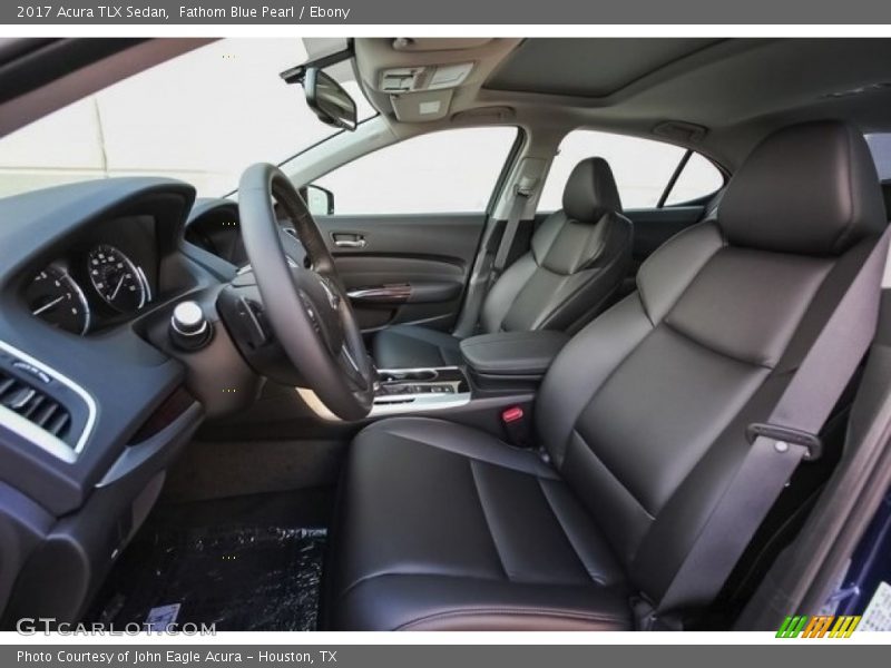 Fathom Blue Pearl / Ebony 2017 Acura TLX Sedan
