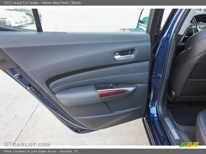 Fathom Blue Pearl / Ebony 2017 Acura TLX Sedan