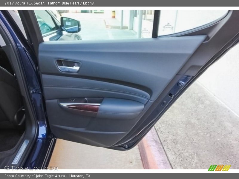 Fathom Blue Pearl / Ebony 2017 Acura TLX Sedan