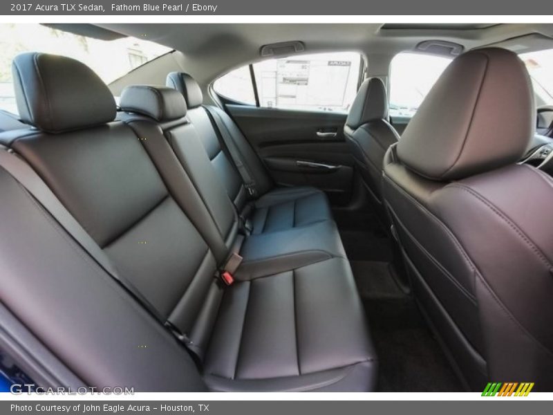 Fathom Blue Pearl / Ebony 2017 Acura TLX Sedan