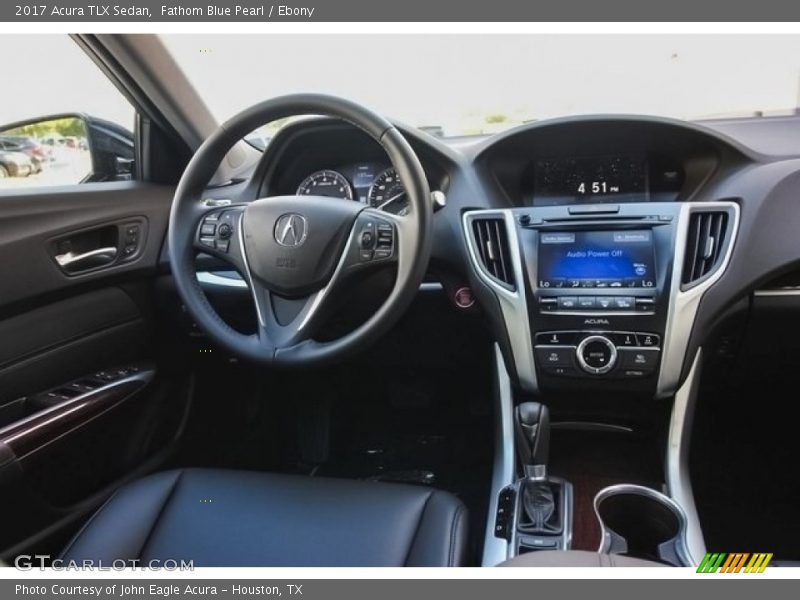Fathom Blue Pearl / Ebony 2017 Acura TLX Sedan