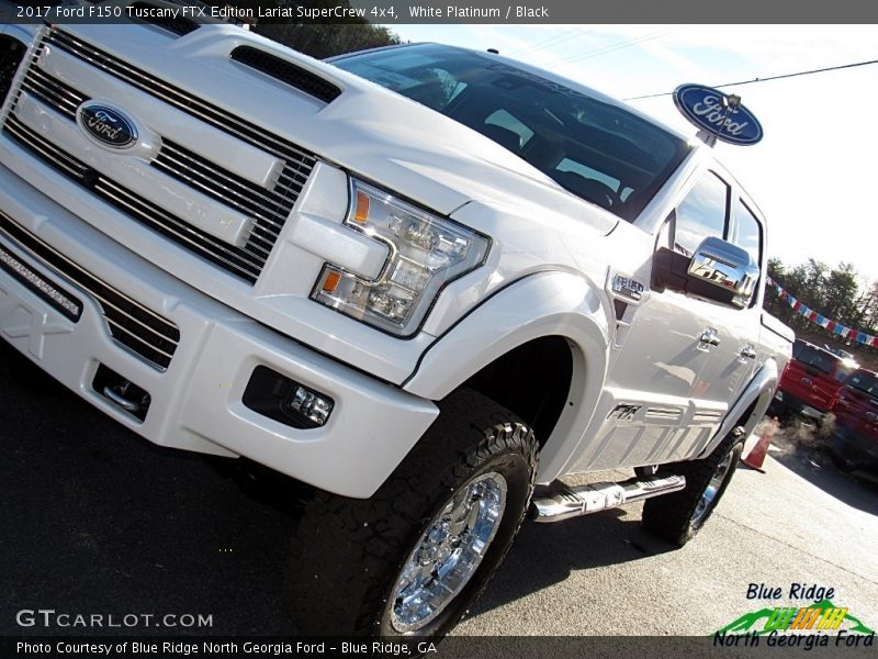 White Platinum / Black 2017 Ford F150 Tuscany FTX Edition Lariat SuperCrew 4x4