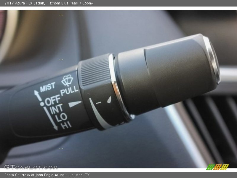 Fathom Blue Pearl / Ebony 2017 Acura TLX Sedan