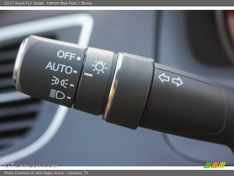 Fathom Blue Pearl / Ebony 2017 Acura TLX Sedan