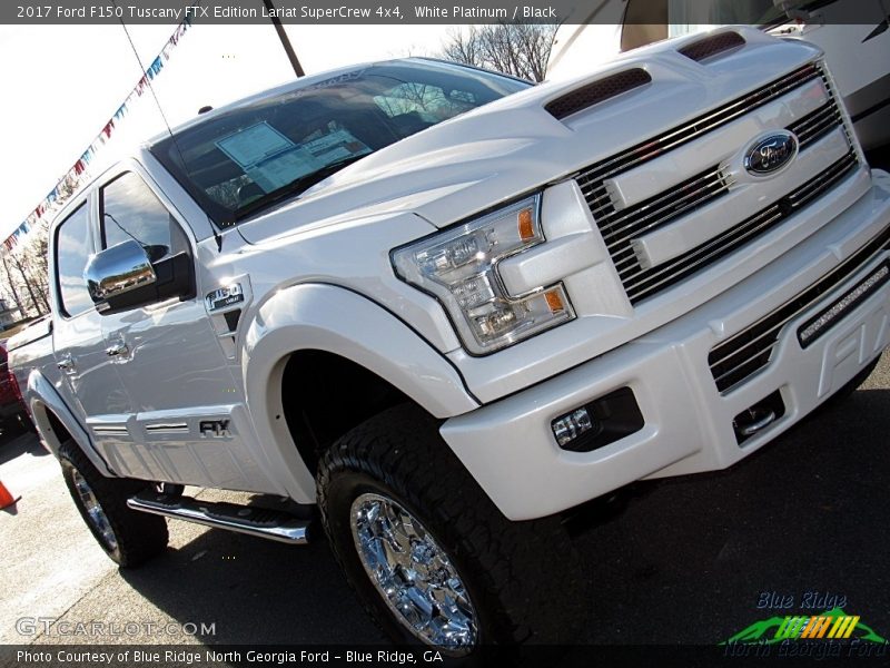 White Platinum / Black 2017 Ford F150 Tuscany FTX Edition Lariat SuperCrew 4x4