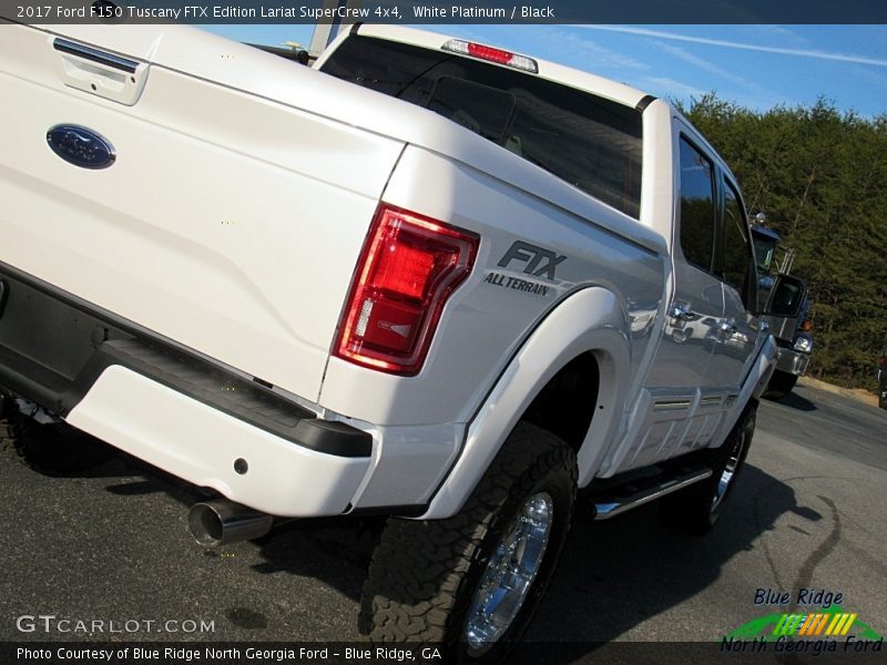 White Platinum / Black 2017 Ford F150 Tuscany FTX Edition Lariat SuperCrew 4x4