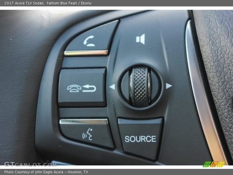 Fathom Blue Pearl / Ebony 2017 Acura TLX Sedan