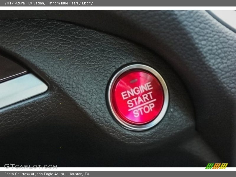 Fathom Blue Pearl / Ebony 2017 Acura TLX Sedan