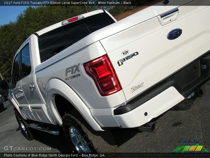 White Platinum / Black 2017 Ford F150 Tuscany FTX Edition Lariat SuperCrew 4x4