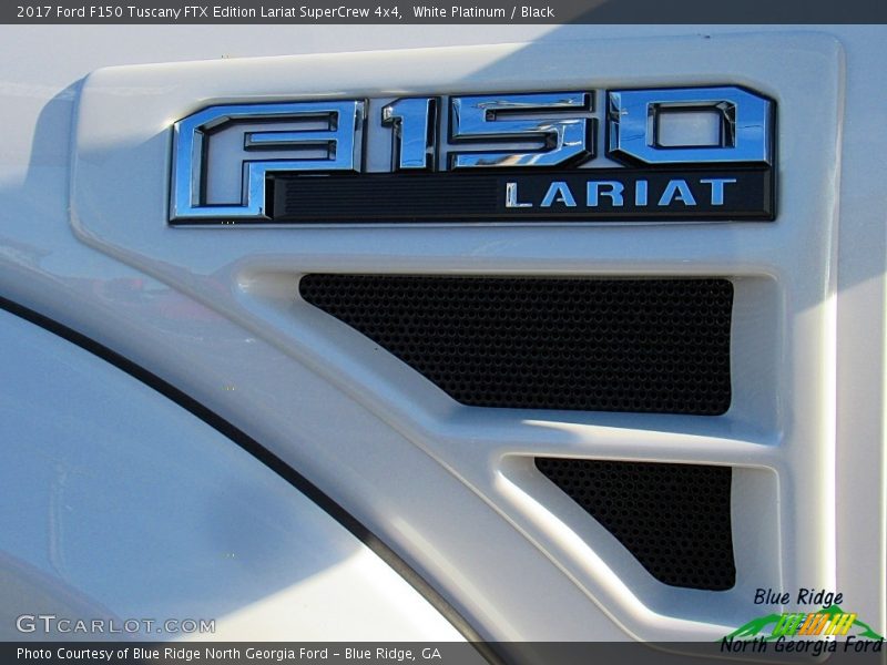 White Platinum / Black 2017 Ford F150 Tuscany FTX Edition Lariat SuperCrew 4x4