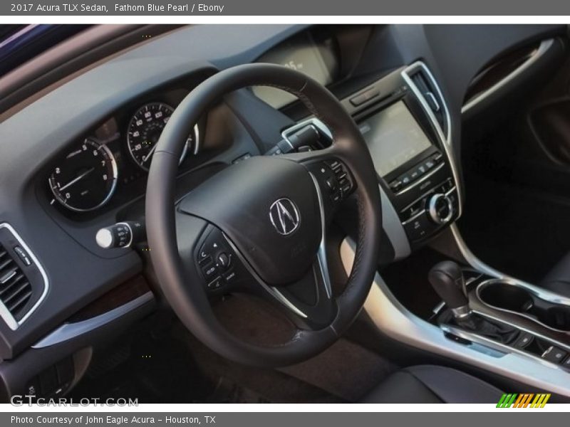 Fathom Blue Pearl / Ebony 2017 Acura TLX Sedan