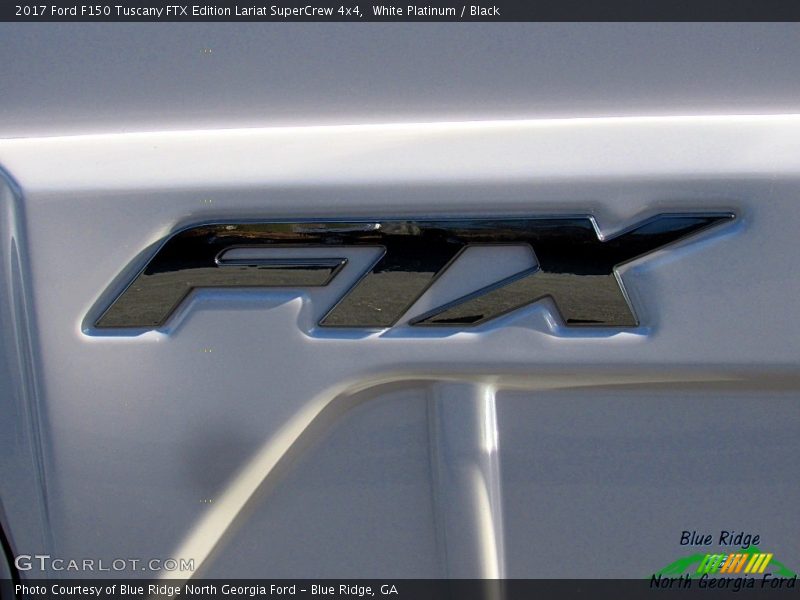 White Platinum / Black 2017 Ford F150 Tuscany FTX Edition Lariat SuperCrew 4x4