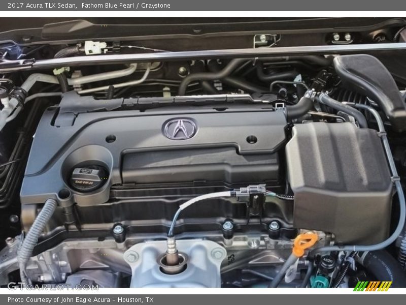 Fathom Blue Pearl / Graystone 2017 Acura TLX Sedan