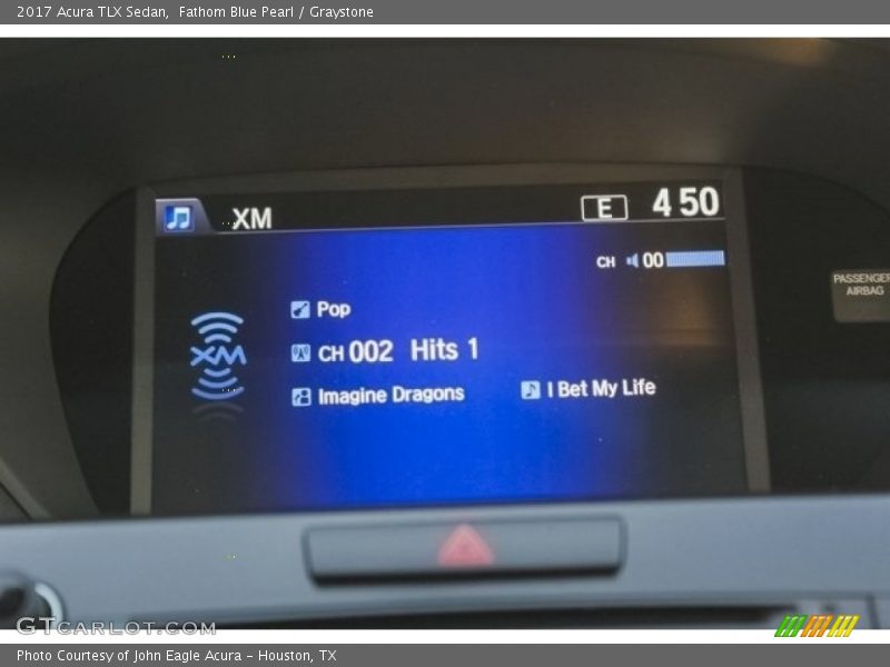 Fathom Blue Pearl / Graystone 2017 Acura TLX Sedan