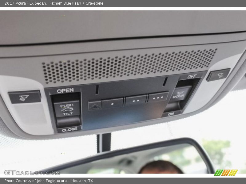 Fathom Blue Pearl / Graystone 2017 Acura TLX Sedan