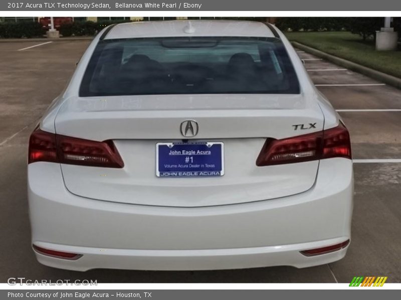 Bellanova White Pearl / Ebony 2017 Acura TLX Technology Sedan