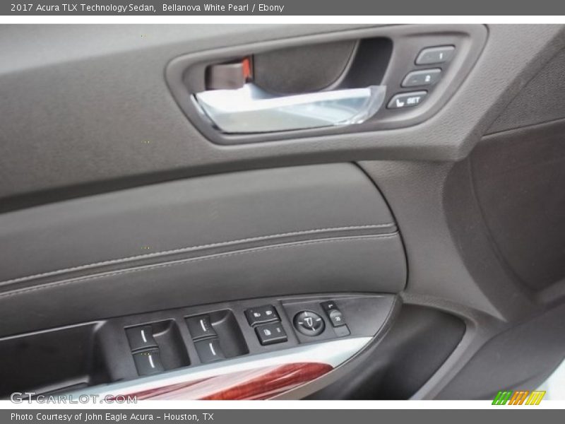 Bellanova White Pearl / Ebony 2017 Acura TLX Technology Sedan