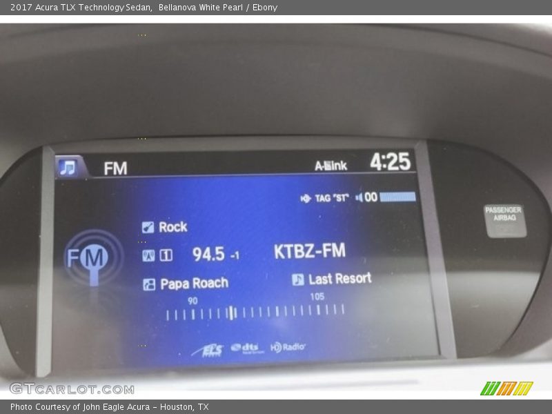 Bellanova White Pearl / Ebony 2017 Acura TLX Technology Sedan