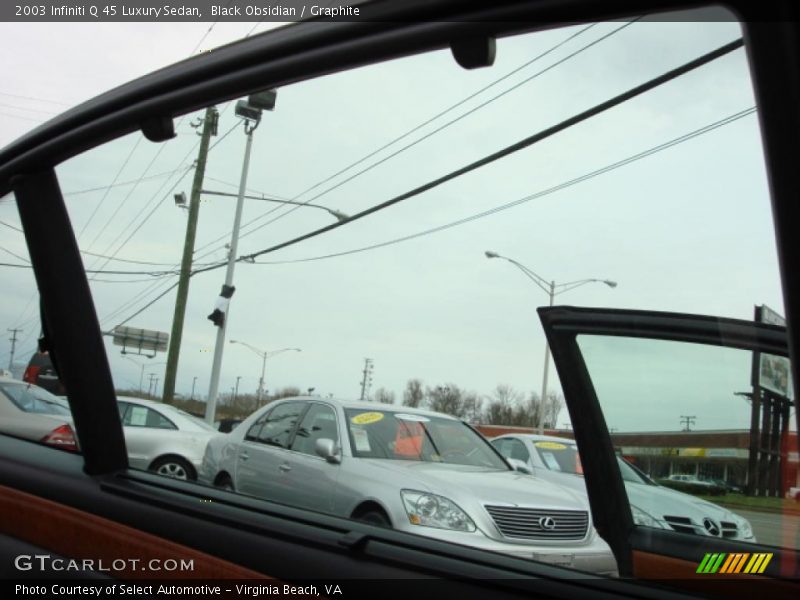 Black Obsidian / Graphite 2003 Infiniti Q 45 Luxury Sedan