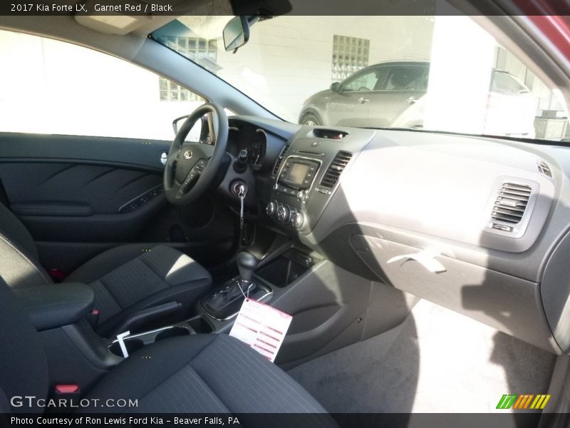 Garnet Red / Black 2017 Kia Forte LX