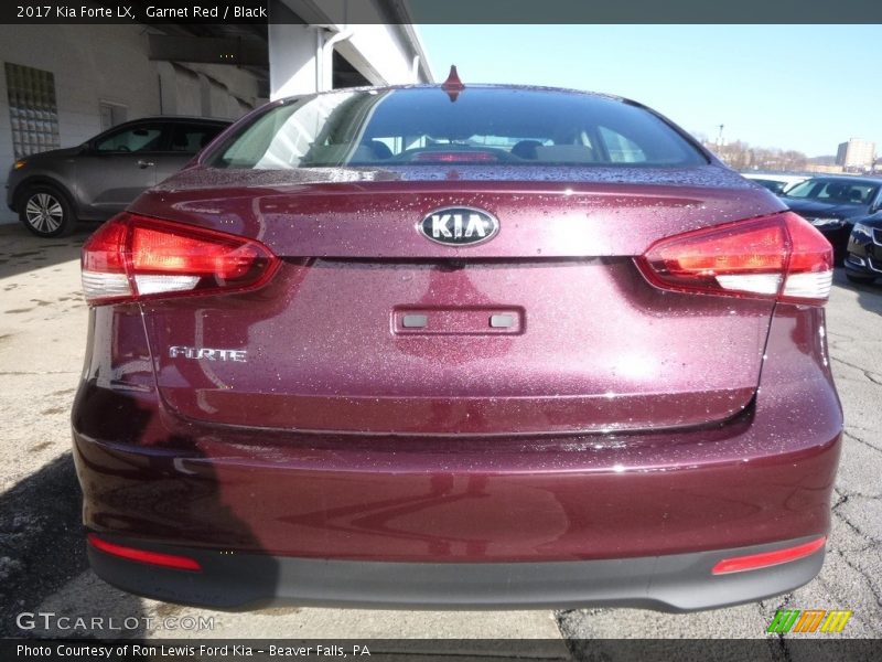 Garnet Red / Black 2017 Kia Forte LX