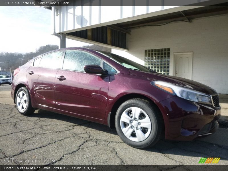 Garnet Red / Black 2017 Kia Forte LX